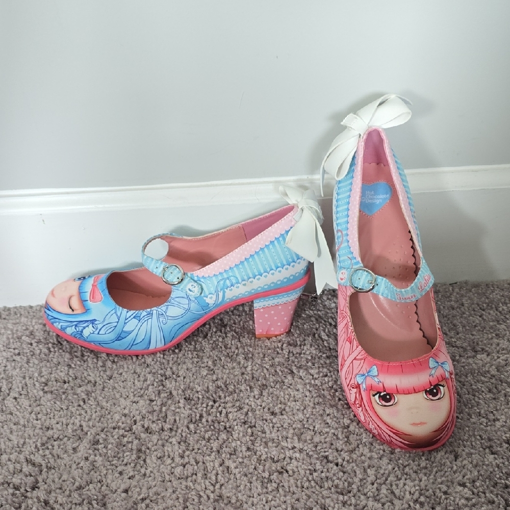 Hot Chocolate Design Twin Lolita mary jane  pumps-40